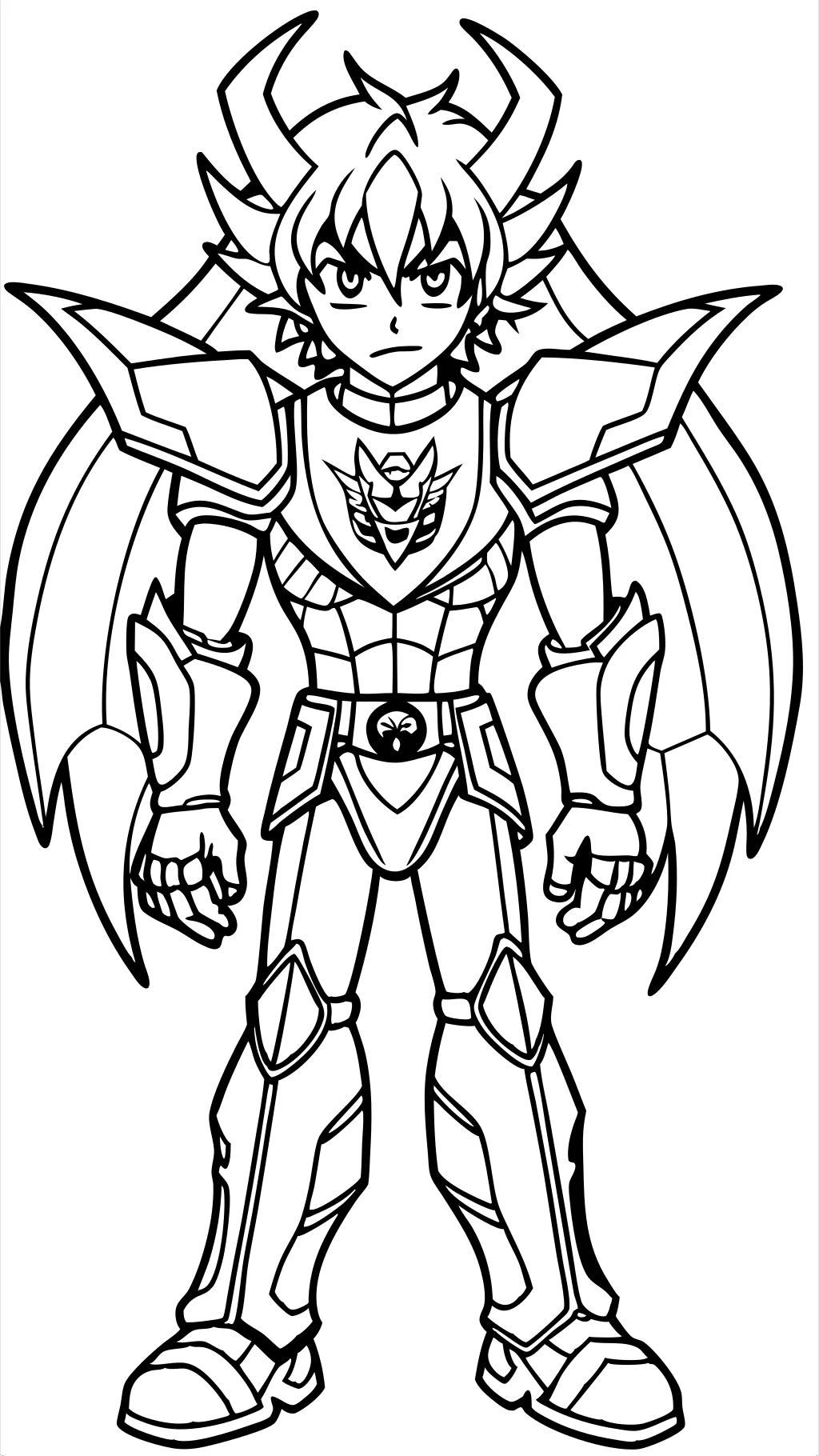 coloring pages of bakugan